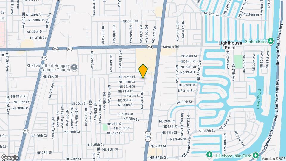 1671 NE 32nd Ct Mapa y Detalles de la Ubicación