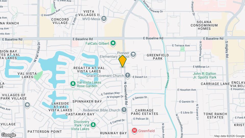 1321 N Jamaica Way Map and Location Details