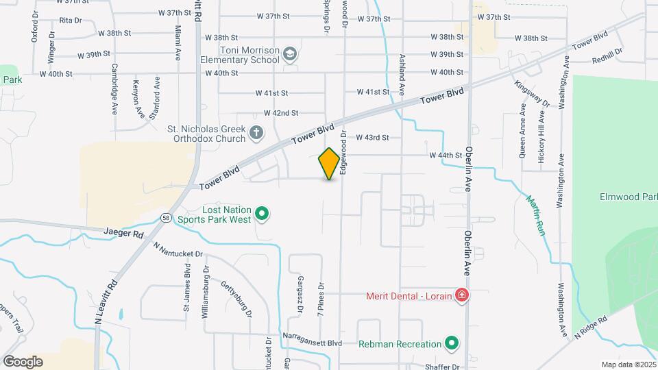 1715 Fairway Dr Map and Location Details