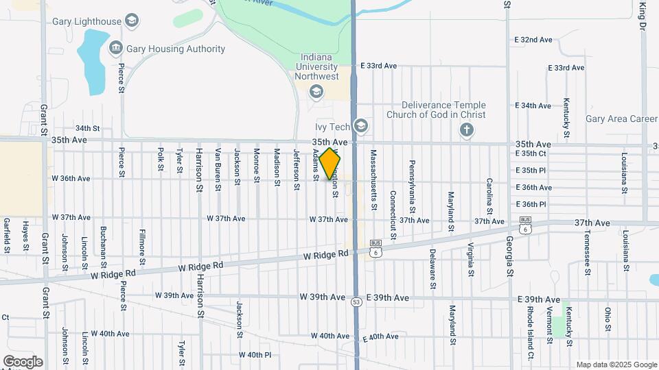 3600 Washington St Map and Location Details