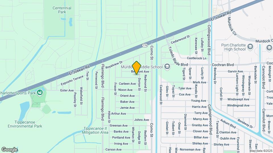 17166 Thompson Ave Map and Location Details