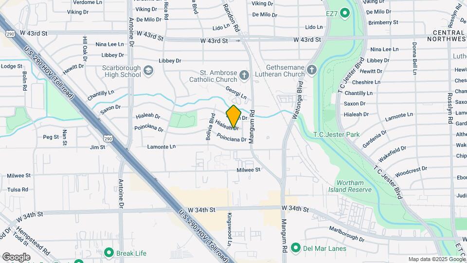 4915 Hialeah Dr Map and Location Details