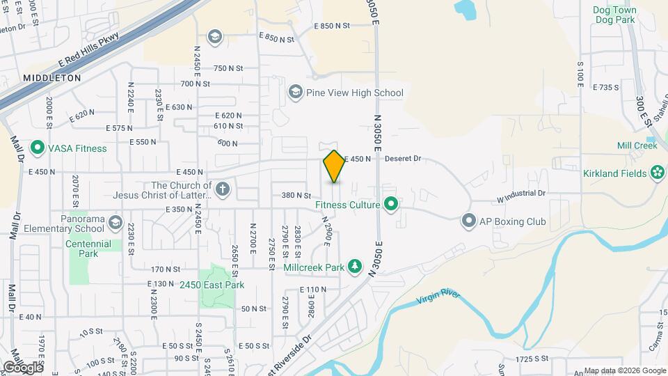 2930 E 450 N Map and Location Details