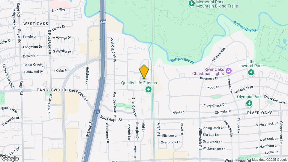 10 S Briar Hollow Ln Map and Location Details