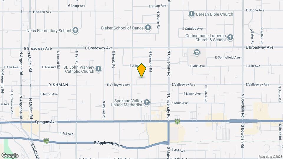 10401 E Valleyway Ave Mapa y Detalles de la Ubicación