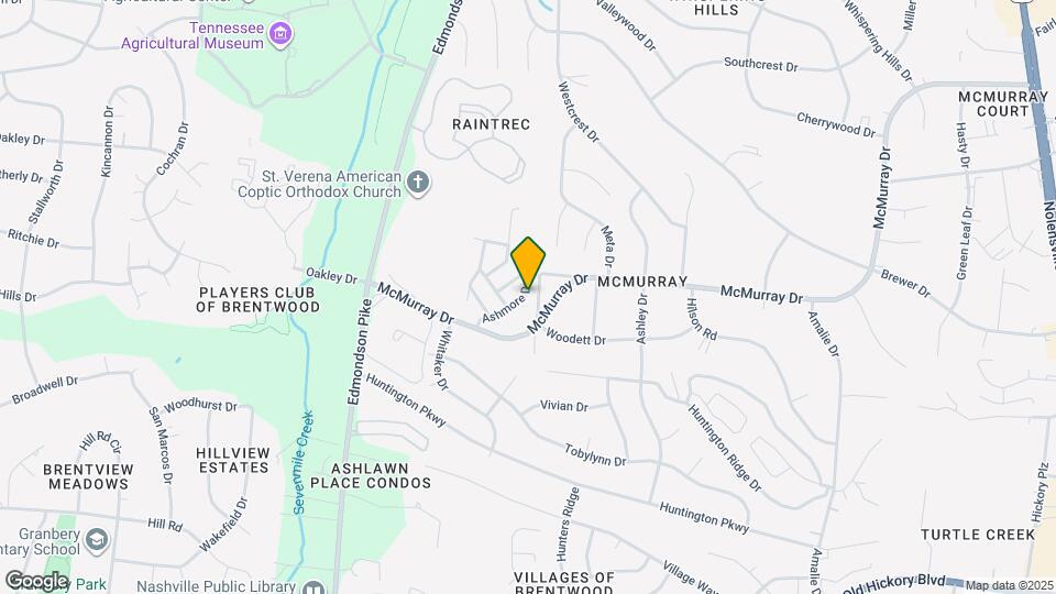 1030 Ashmore Dr Mapa y Detalles de la Ubicación