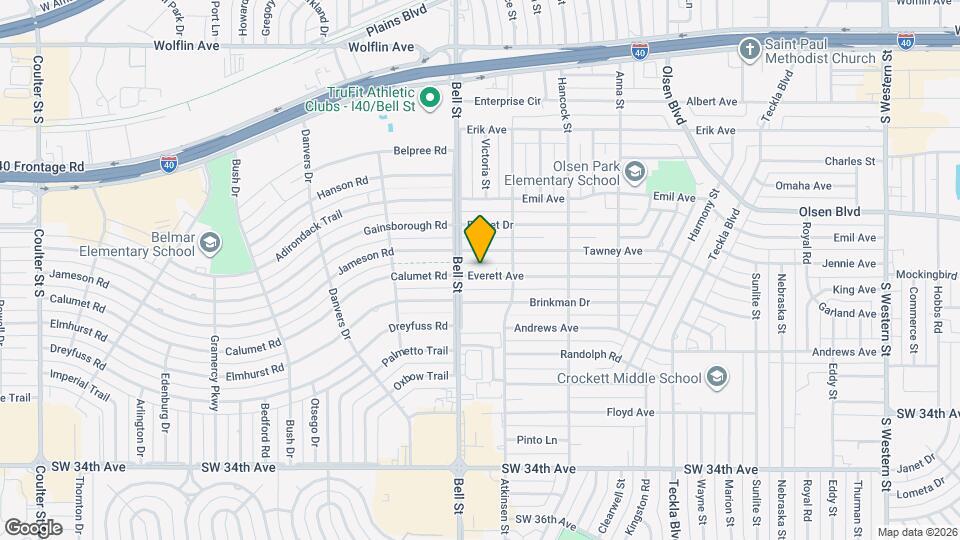 5712 Everett Ave Map and Location Details