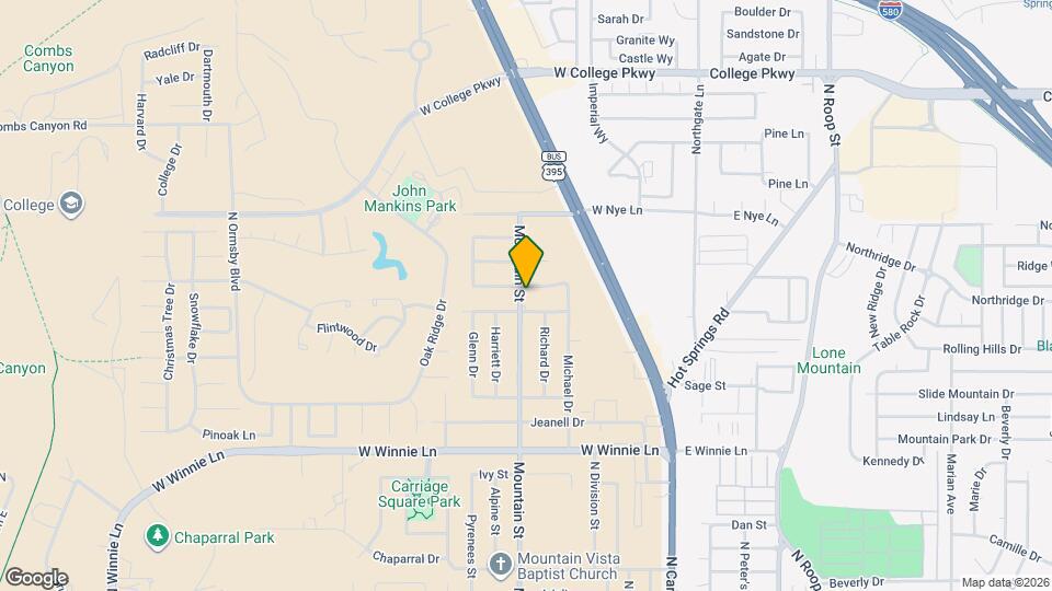 2605 Mountain St Map and Location Details