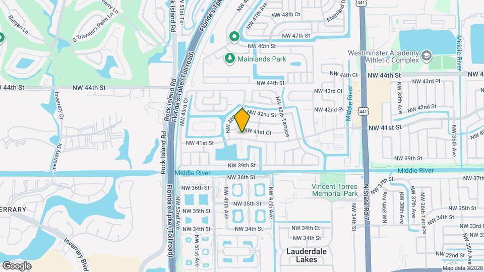 4753 NW 41st St Map and Location Details