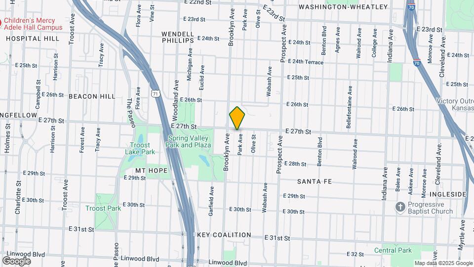 2704 Park Ave Map and Location Details