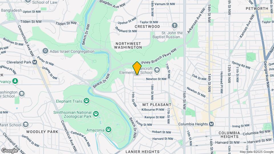 1871 Newton St NW Map and Location Details