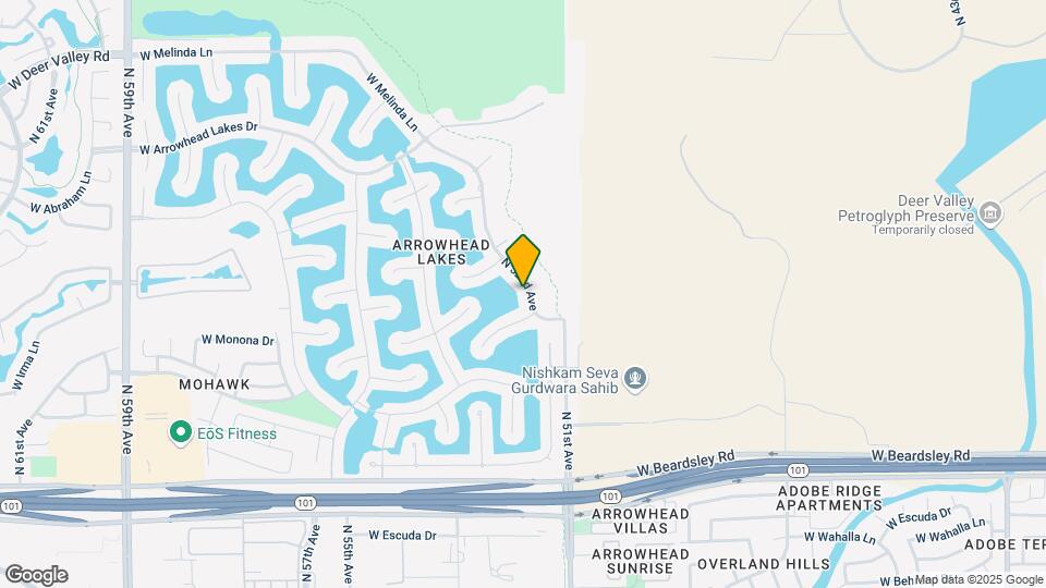 20814 N 52nd Ave Map and Location Details