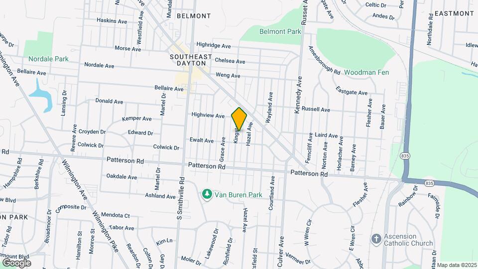 2836 Kingston Ave Map and Location Details