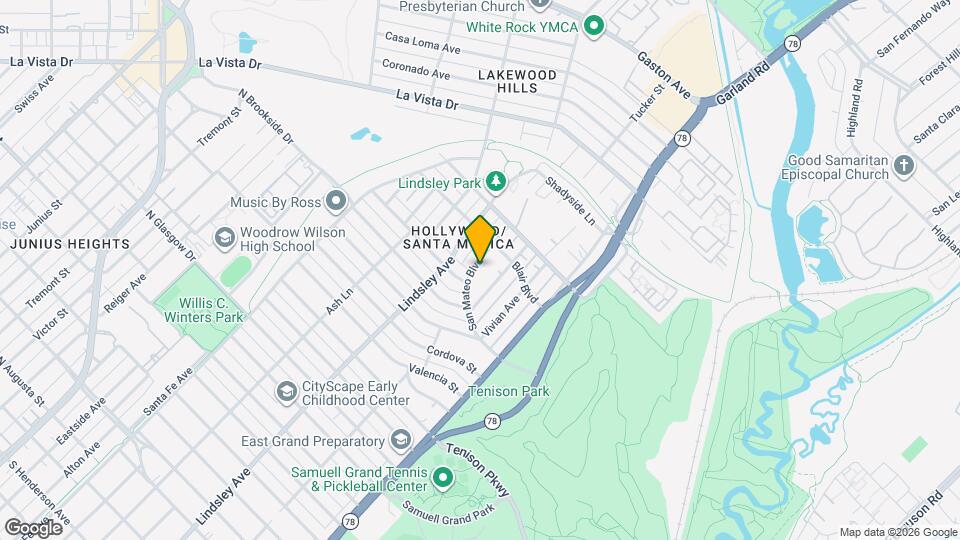 6914 San Mateo Blvd Map and Location Details