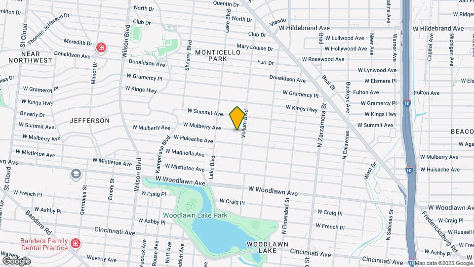 2014 W Mulberry Ave Map and Location Details