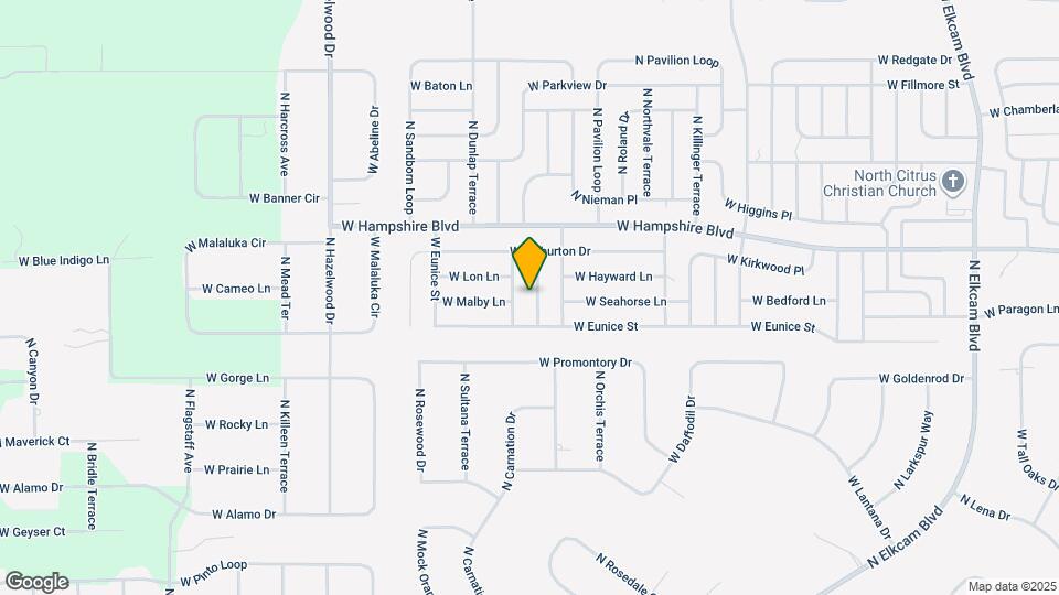 6260 N Chestnut Terrace Mapa y Detalles de la Ubicación