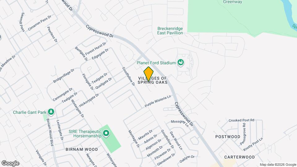 5107 Lost Cove Ln Mapa y Detalles de la Ubicación