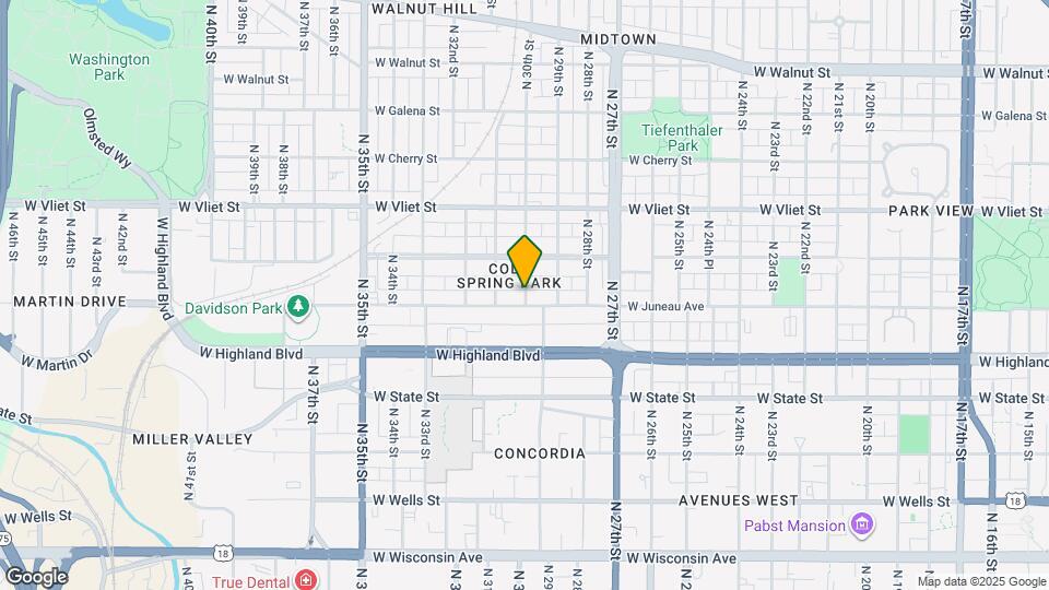 1213 N 30th St Map and Location Details