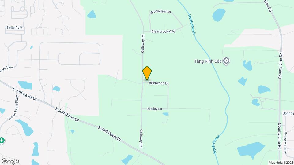 100 Brierwood Dr, Unit upper level Map and Location Details