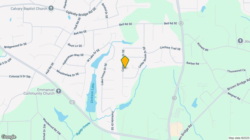 4746 Cedar Lake Dr SE Map and Location Details