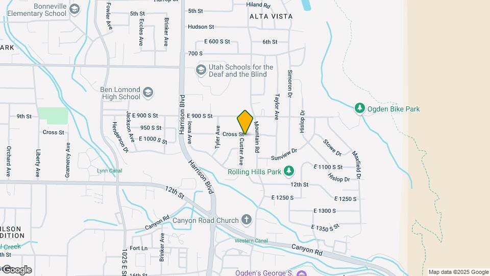 960 Custer Ave Map and Location Details