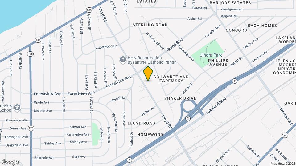 847 Lloyd Rd Map and Location Details