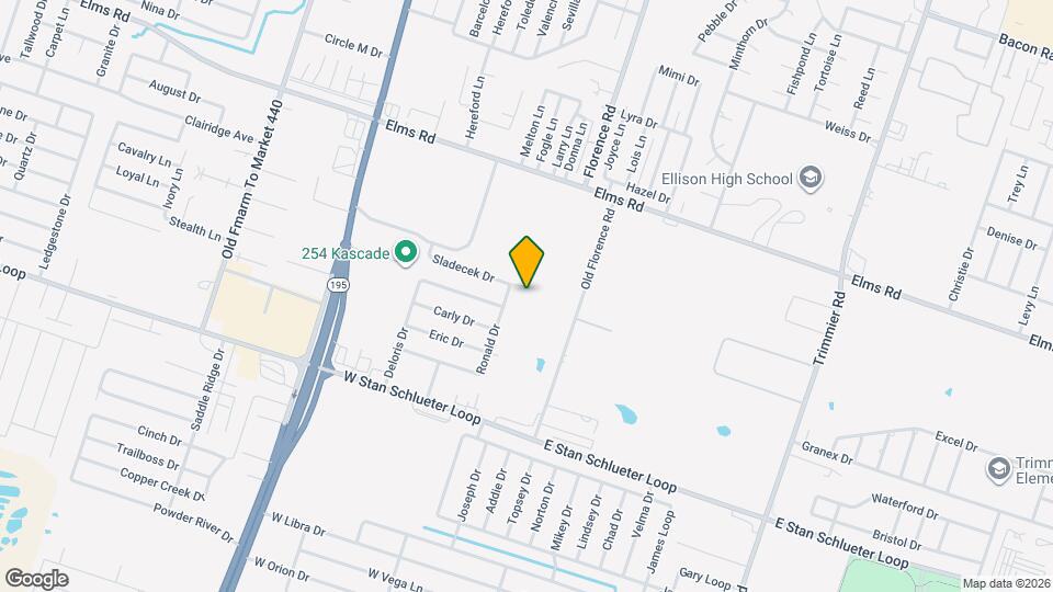 201 Sladecek Dr Map and Location Details