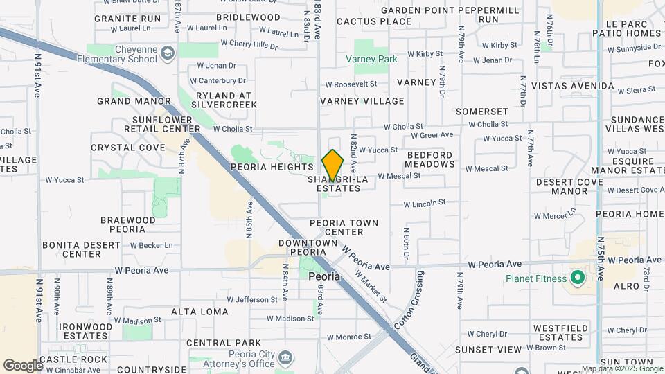 11121 N 82nd Ln Map and Location Details