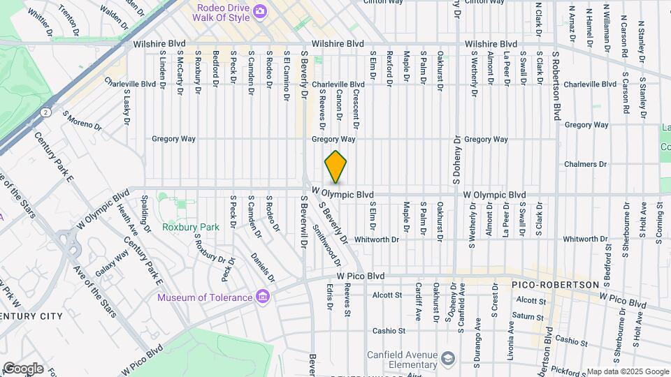 9401 W Olympic Blvd Map and Location Details