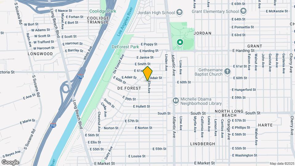355 E 60th St Map and Location Details