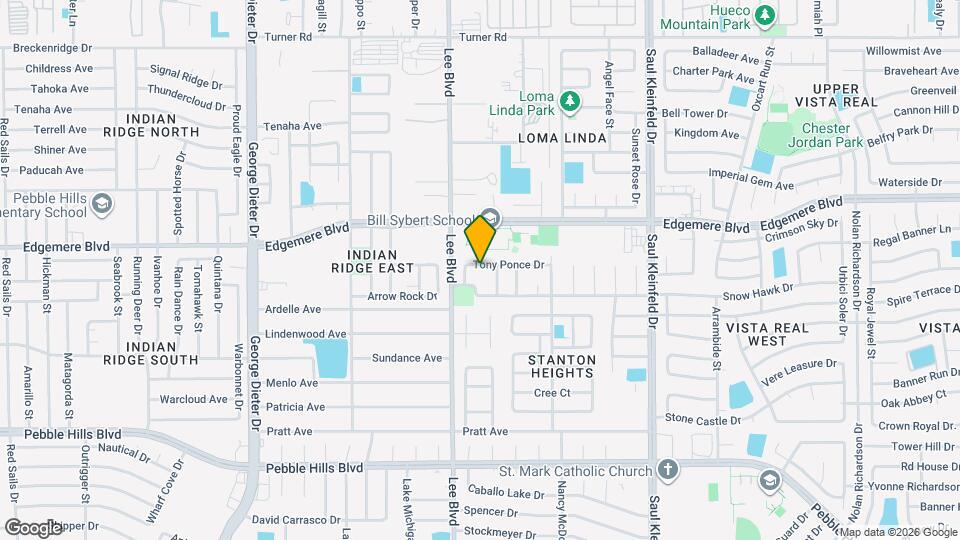 11526 Tony Ponce Dr Map and Location Details