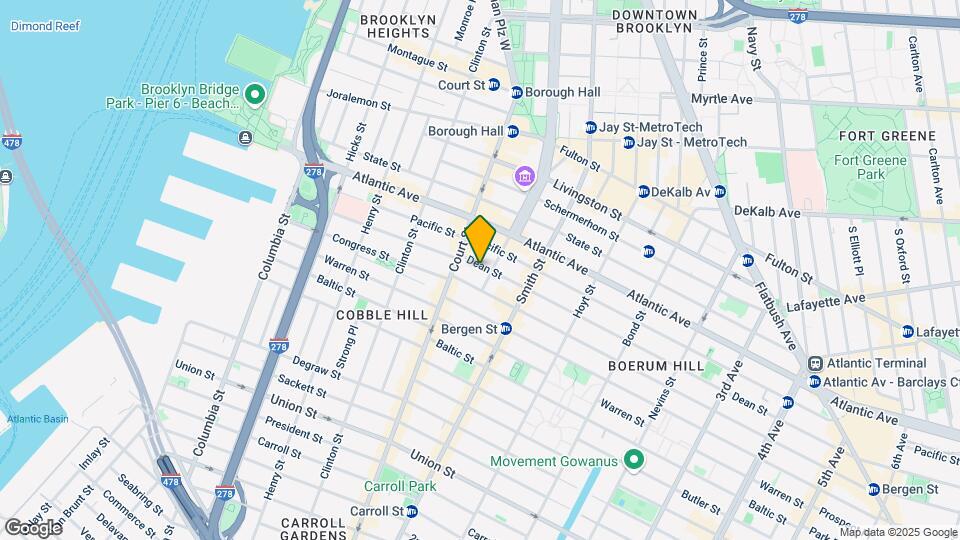 120 Boerum Pl Mapa y Detalles de la Ubicación