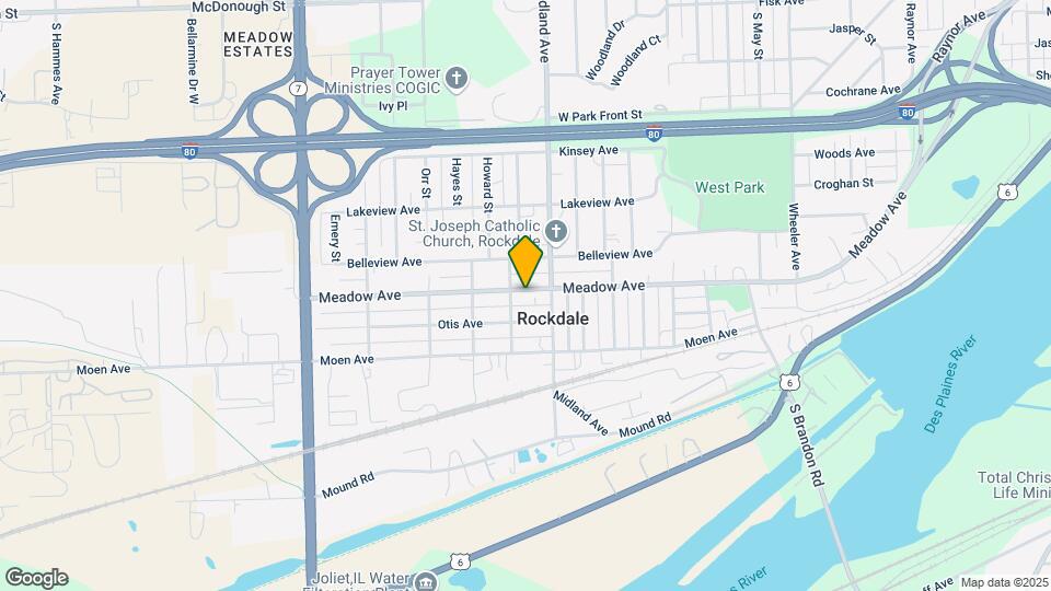 618 Meadow Ave Map and Location Details