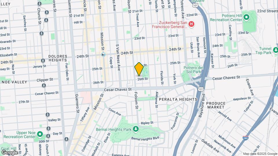 3150 26th St Map and Location Details