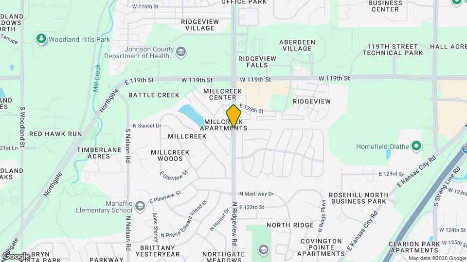 Millcreek Woods Map and Location Details