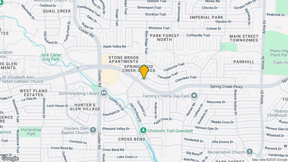 1711 W Spring Creek Pkwy Map and Location Details