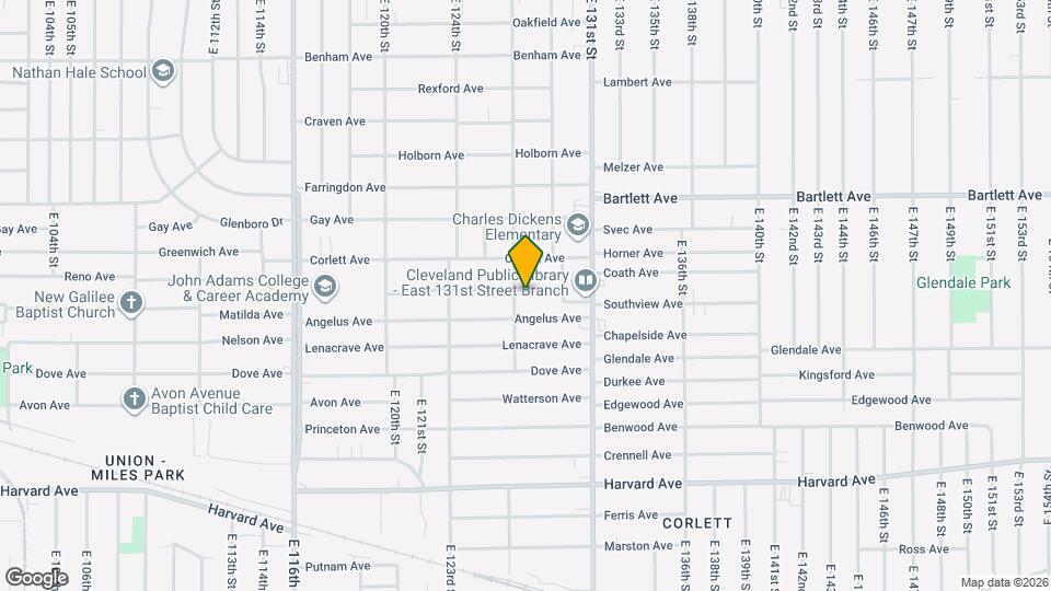 12708 Revere Ave Map and Location Details