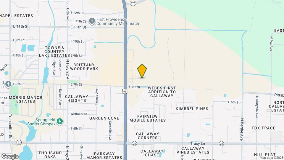 5768 Callaway Cir Mapa y Detalles de la Ubicación