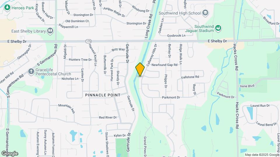 4851 Callaway Hills Dr Mapa y Detalles de la Ubicación