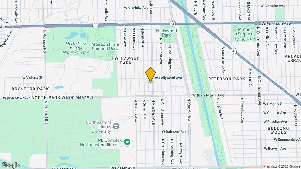 5638-5642 N Kimball Ave Map and Location Details
