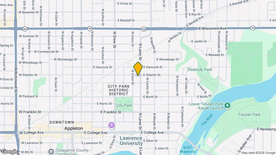 615 N Lawe St Map and Location Details