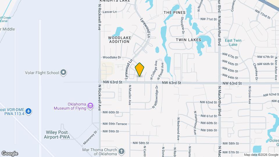 6408 Galaxie Dr Map and Location Details