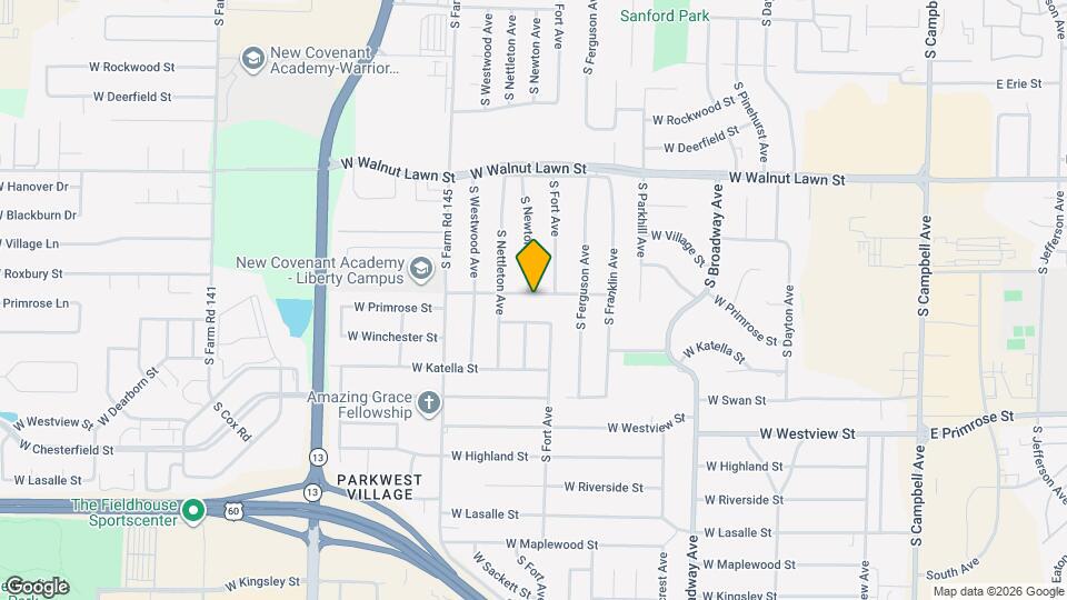 1236 W Winkler St Map and Location Details