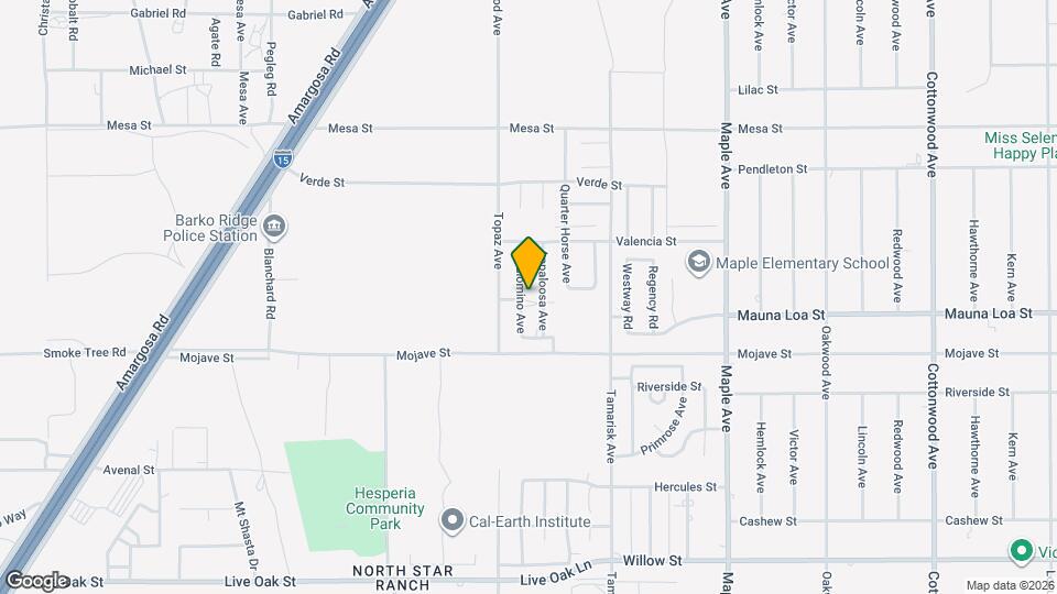 10609 Palomino Ave Map and Location Details