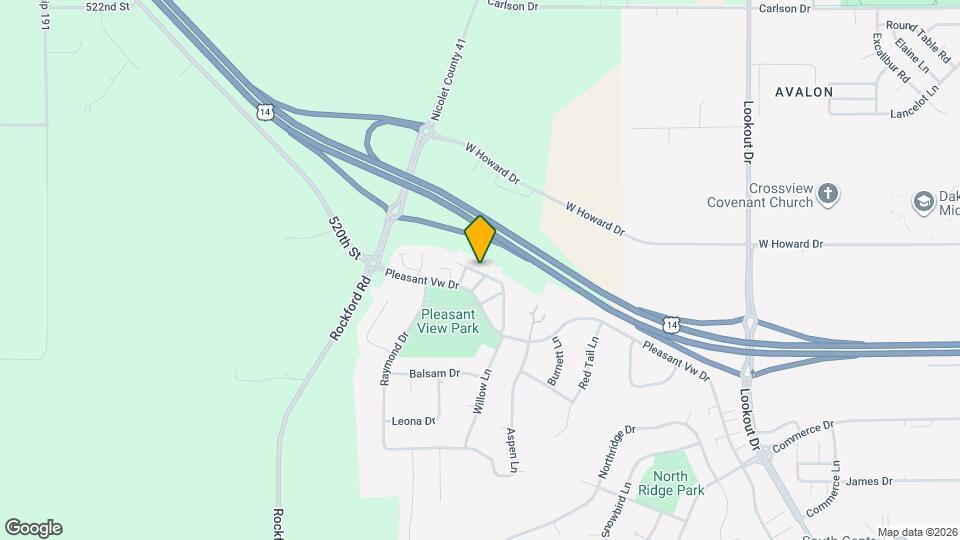 2156 Willow Trail Mapa y Detalles de la Ubicación