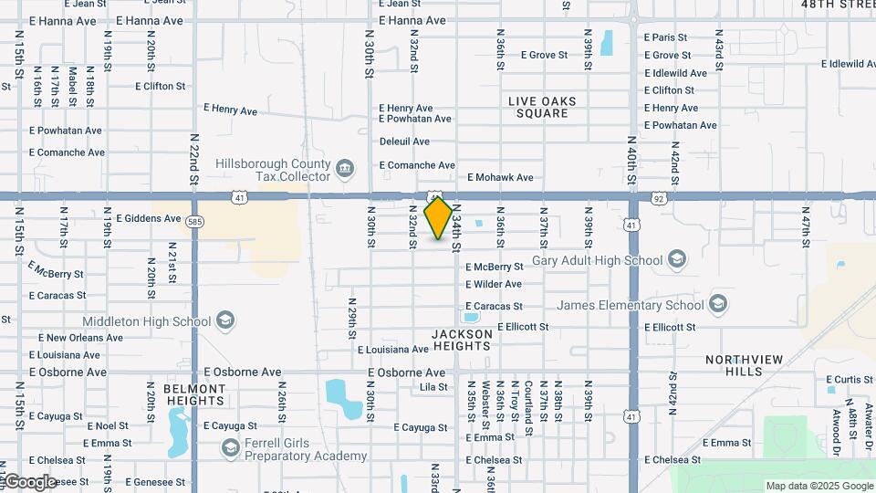 3214 E Shadowlawn Ave Map and Location Details