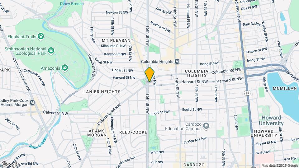 2901 16th St NW Map and Location Details