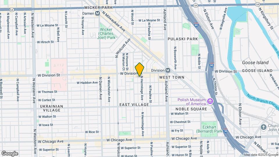 1116 N Hermitage Ave Map and Location Details