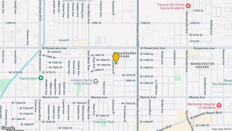 1945 W 146th St Mapa y Detalles de la Ubicación