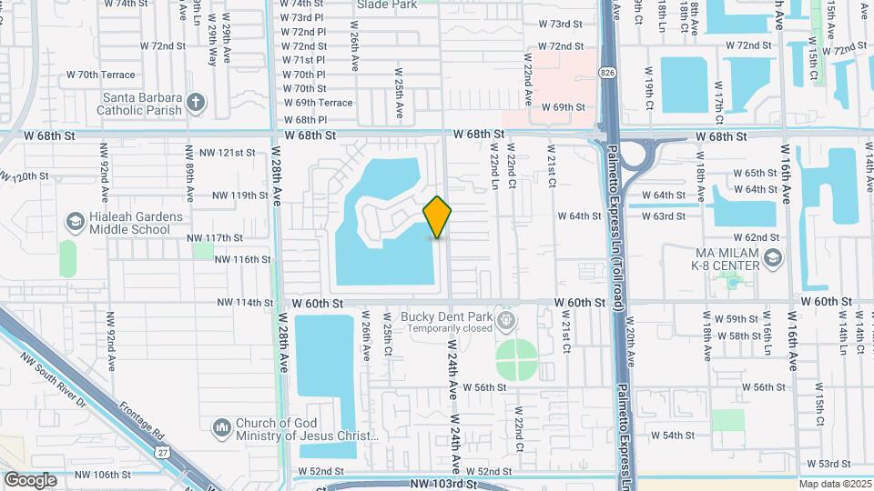 6380 W 24th Ct Map and Location Details